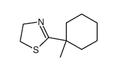 2-(1-methyl-cyclohexyl)-4,5-dihydro-thiazole结构式