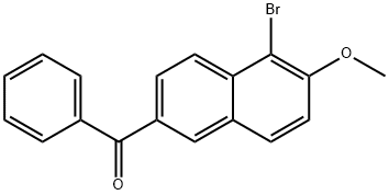 (5-Bromo-6-methoxy-2-naphthalenyl)phenylmethanone structure