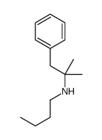 N-butyl-2-methyl-1-phenylpropan-2-amine Structure