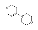 4-(3,6-dihydro-2H-thiopyran-4-yl)morpholine结构式