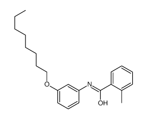 2-methyl-N-(3-octoxyphenyl)benzamide Structure