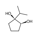 1-isopropyl-cis-1,2-cyclopentanediol结构式