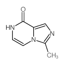 9-methyl-1,4,8-triazabicyclo[4.3.0]nona-2,6,8-trien-5-one结构式