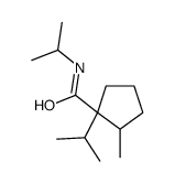 2-methyl-N,1-bis(1-methylethyl)cyclopentanecarboxamide Structure