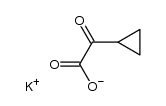 cyclopropaneglyoxylic acid potassium salt结构式