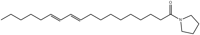 Pyrrolidine, 1-(1-oxo-10,12-octadecadienyl)-, (E,E)-结构式