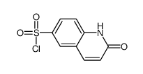 2-Hydroxyquinoline-6-sulfonyl chloride Structure