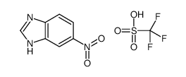 5-Nitro-1H-benzimidazol-3-iumTrifluoromethanesulfonate structure