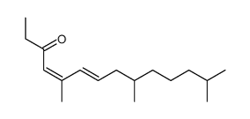 5,9,13-trimethyltetradeca-4,6-dien-3-one Structure
