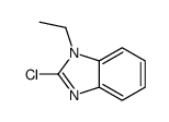 2-氯-1-乙基-1H-苯并[d]咪唑结构式
