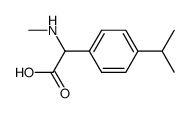 N-methyl-C-4-isopropylphenylglycine结构式