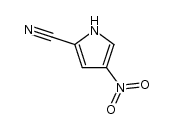 4-nitro-1H-pyrrole-2-carbonitrile结构式