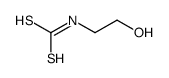 2-hydroxyethylcarbamodithioic acid结构式