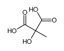 2-hydroxy-2-methyl-propanedioic acid结构式