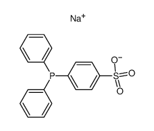 sodium 4-(diphenylphosphino)benzenesulfonate结构式