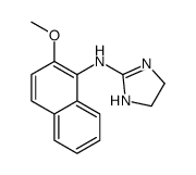 N-(2-methoxynaphthalen-1-yl)-4,5-dihydro-1H-imidazol-2-amine Structure