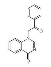 1-(2-oxo-2-phenyl-ethyl)-1H-quinazolin-4-one Structure