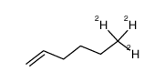 6,6,6-trideuterio-hex-1-ene结构式