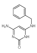 4-amino-6-(benzylamino)-3H-pyrimidin-2-one Structure