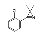 3-(2-chlorophenyl)-2,2-dimethylazirine Structure