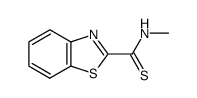 2-Benzothiazolecarbothioamide,N-methyl-(9CI)结构式