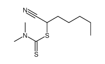1-cyanohexyl N,N-dimethylcarbamodithioate结构式