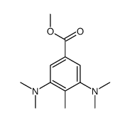 methyl 3,5-bis(dimethylamino)-4-methylbenzoate结构式