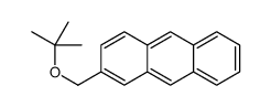 2-[(2-methylpropan-2-yl)oxymethyl]anthracene Structure