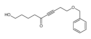9-hydroxy-1-phenylmethoxynon-3-yn-5-one Structure