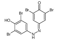 2,6-dibromo-4-[(3,5-dibromo-4-hydroxyphenyl)hydrazinylidene]cyclohexa-2,5-dien-1-one结构式