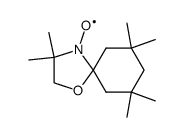 3,3,7,7,9,9-hexamethyl-1-oxa-4-aza-spiro[4.5]dec-4-yloxyl结构式