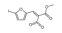 methyl 3-(5-iodofuran-2-yl)-2-nitroprop-2-enoate结构式