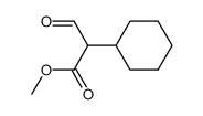(+-)-α-Formylcyclohexylessigsaeuremethylester Structure