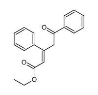 ethyl 5-oxo-3,5-diphenylpent-2-enoate结构式