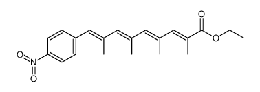 (2E,4E,6E,8E)-ethyl 2,4,6,8-tetramethyl-9-(4-nitrophenyl)nona-2,4,6,8-tetraenoate Structure