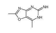 2,7-dimethyl-[1,3]oxazolo[4,5-d]pyrimidin-5-amine结构式