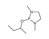 2-butan-2-yloxy-1,3-dimethyl-1,3,2-diazaphospholidine结构式