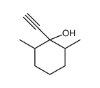1-ethynyl-2,6-dimethylcyclohexan-1-ol Structure