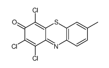 1,2,4-trichloro-7-methylphenothiazin-3-one Structure