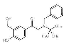 2-[(1,1-DIMETHYLETHYL)(PHENYLMETHYL)AMINO]-1-[4-HYDROXY-3-(HYDROXY-METHYL)PHENYL]ETHANONESALBUTAMOL Structure