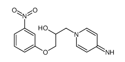 1-(4-iminopyridin-1-yl)-3-(3-nitrophenoxy)propan-2-ol Structure