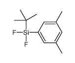 tert-butyl-(3,5-dimethylphenyl)-difluorosilane结构式