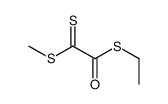 S-ethyl 2-methylsulfanyl-2-sulfanylideneethanethioate Structure