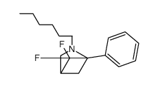 5,5-difluoro-3-hexyl-4-phenyl-3-azabicyclo[2.1.1]hexane结构式