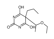 5-(1-ethoxyethyl)-5-propyl-1,3-diazinane-2,4,6-trione结构式