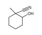 2-hydroxy-1-methylcyclohexane-1-carbonitrile结构式