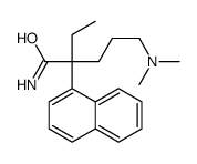 α-[3-(Dimethylamino)propyl]-α-ethyl-1-naphthaleneacetamide structure