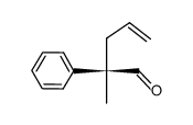 (R)-(-)-2-methyl-2-phenyl-4-pentenylaldehyde结构式