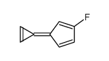 5-cycloprop-2-en-1-ylidene-2-fluorocyclopenta-1,3-diene结构式