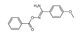 O-Benzoyl-4-methoxybenzamidoxime Structure